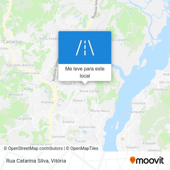 Rua Catarina Silva mapa