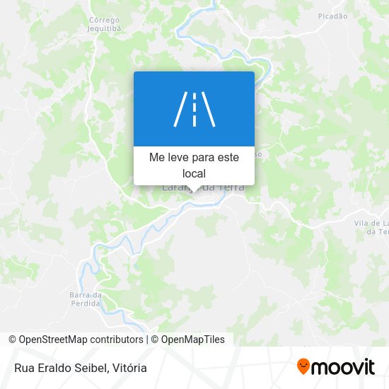 Rua Eraldo Seibel mapa