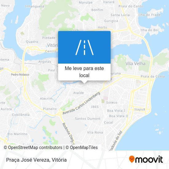 Praça José Vereza mapa