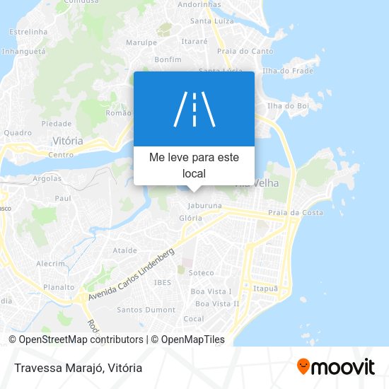 Travessa Marajó mapa