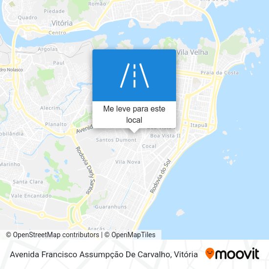 Avenida Francisco Assumpção De Carvalho mapa