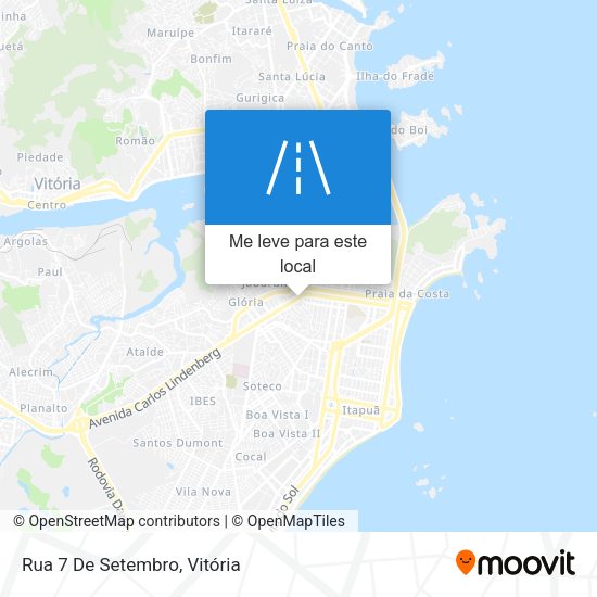 Rua 7 De Setembro mapa