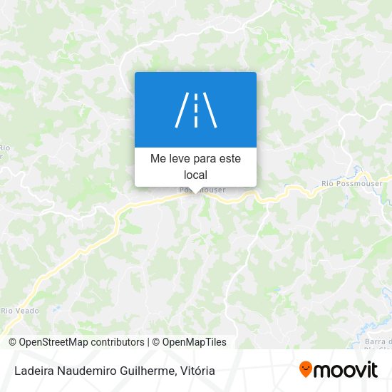Ladeira Naudemiro Guilherme mapa