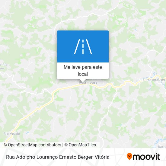 Rua Adolpho Lourenço Ernesto Berger mapa