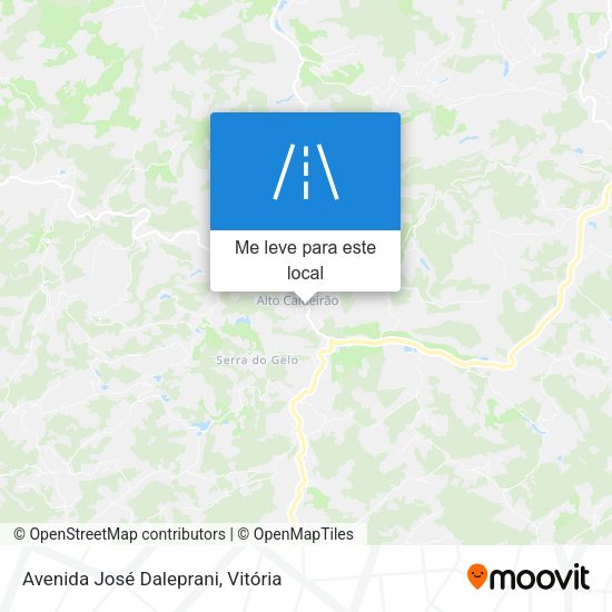 Avenida José Daleprani mapa