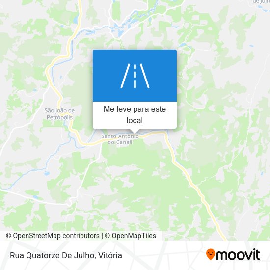 Rua Quatorze De Julho mapa