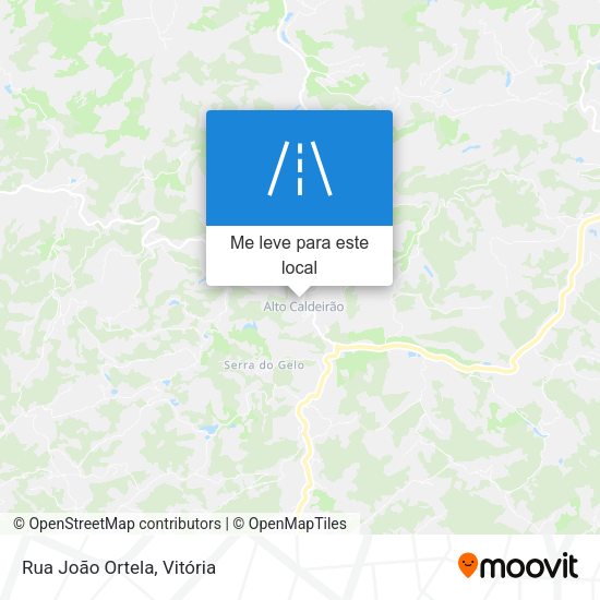 Rua João Ortela mapa