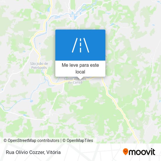 Rua Olívio Cozzer mapa