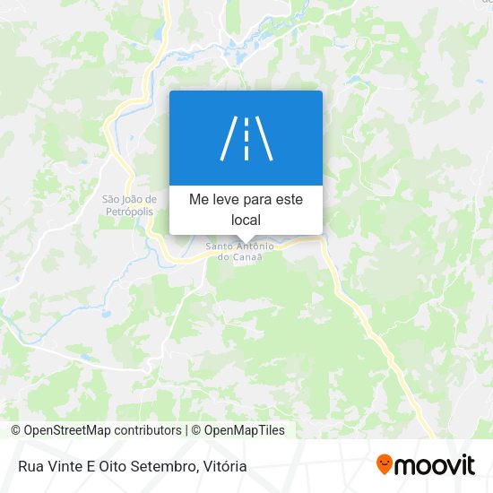 Rua Vinte E Oito Setembro mapa