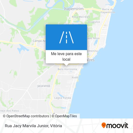 Rua Jacy Marvila Junior mapa