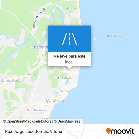 Rua Jorge Luiz Gomes mapa