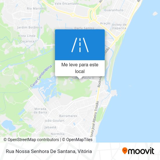 Rua Nossa Senhora De Santana mapa