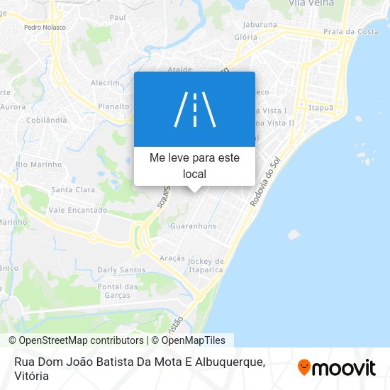 Rua Dom João Batista Da Mota E Albuquerque mapa