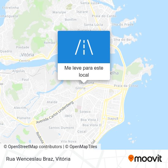 Rua Wenceslau Braz mapa