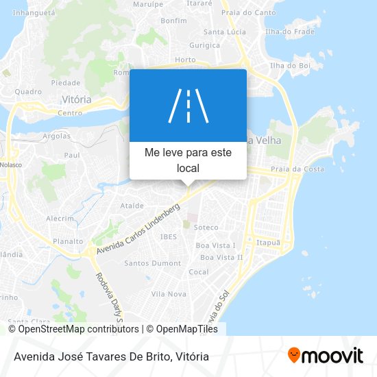 Avenida José Tavares De Brito mapa