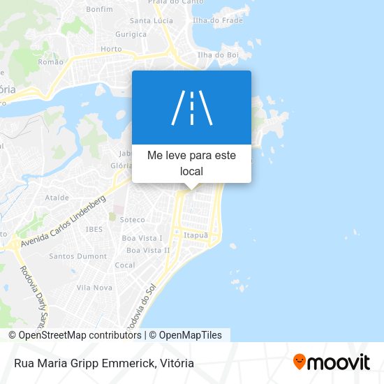 Rua Maria Gripp Emmerick mapa