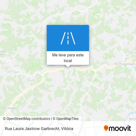 Rua Laura Jastrow Garbrecht mapa