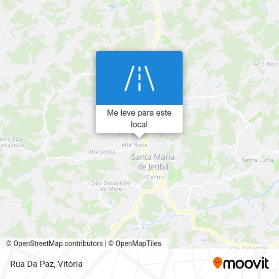 Rua Da Paz mapa