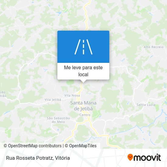 Rua Rosseta Potratz mapa