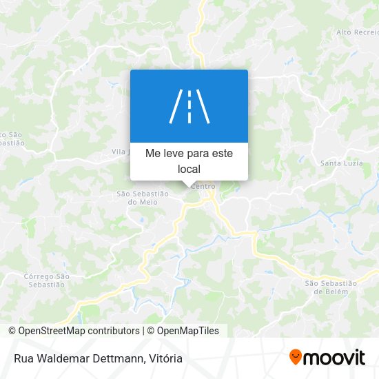 Rua Waldemar Dettmann mapa
