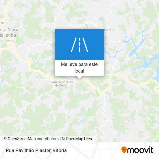 Rua Pavilhão Plaster mapa