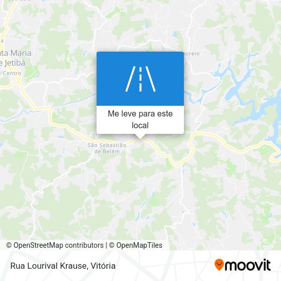 Rua Lourival Krause mapa