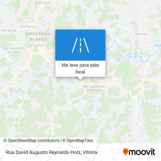 Rua David Augusto Reynaldo Holz mapa