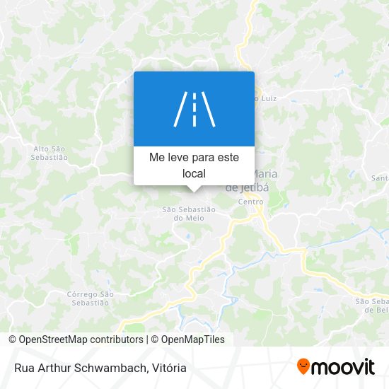 Rua Arthur Schwambach mapa