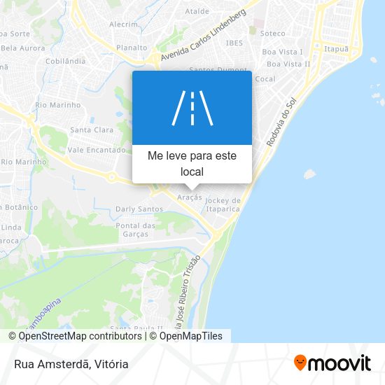 Rua Amsterdã mapa