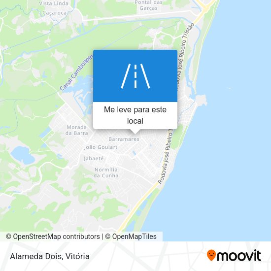 Alameda Dois mapa