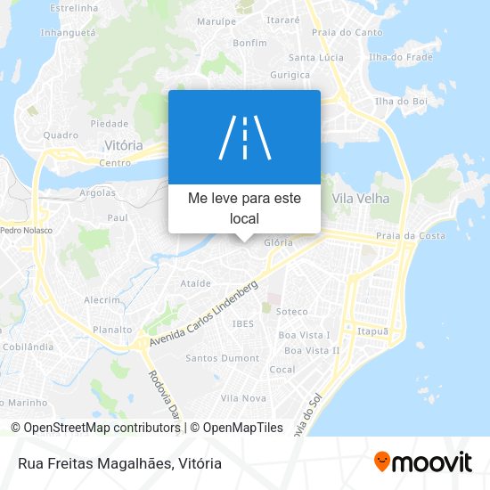 Rua Freitas Magalhães mapa