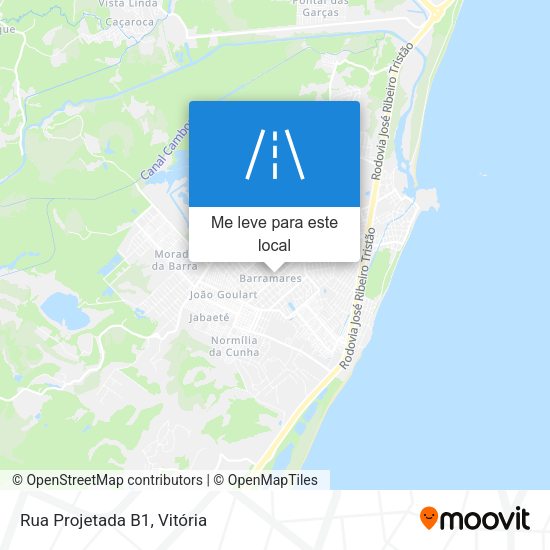 Rua Projetada B1 mapa