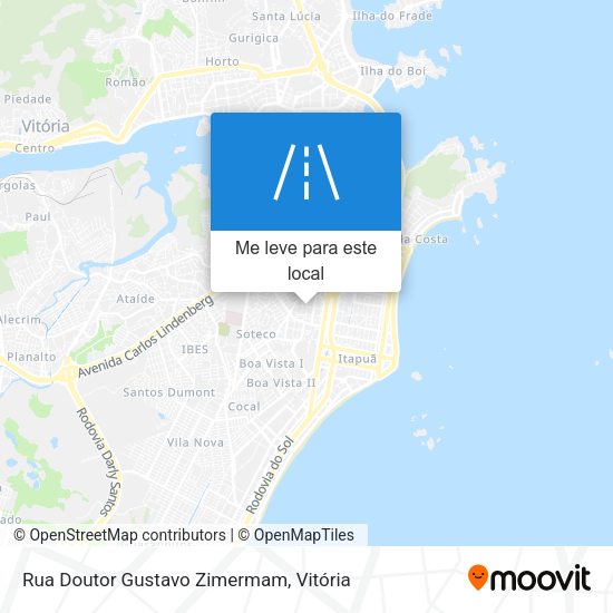 Rua Doutor Gustavo Zimermam mapa