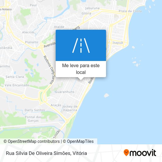 Rua Sílvia De Oliveira Simões mapa