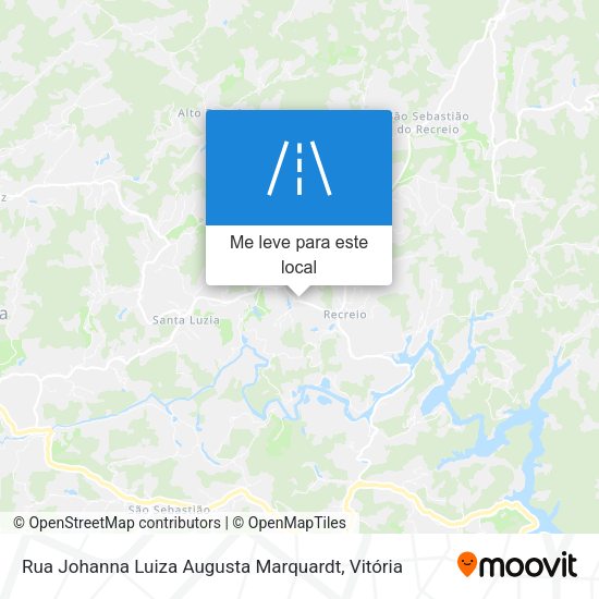 Rua Johanna Luiza Augusta Marquardt mapa