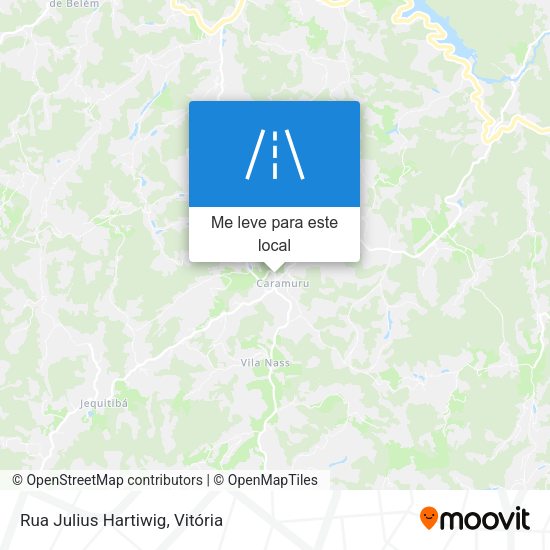 Rua Julius Hartiwig mapa