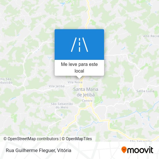 Rua Guilherme Fleguer mapa