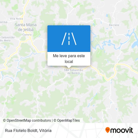 Rua Flotelo Boldt mapa
