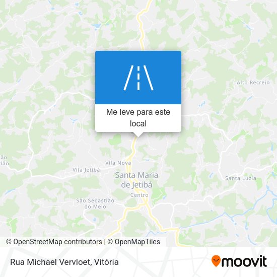 Rua Michael Vervloet mapa