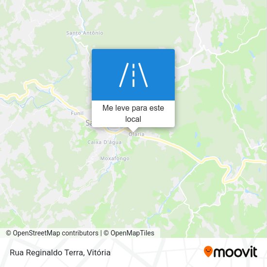 Rua Reginaldo Terra mapa