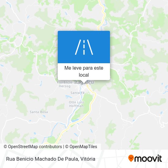 Rua Benicio Machado De Paula mapa