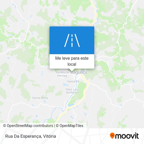 Rua Da Esperança mapa