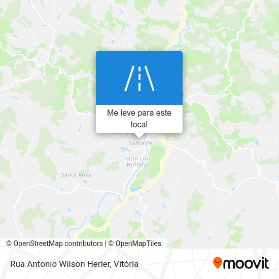 Rua Antonio Wilson Herler mapa