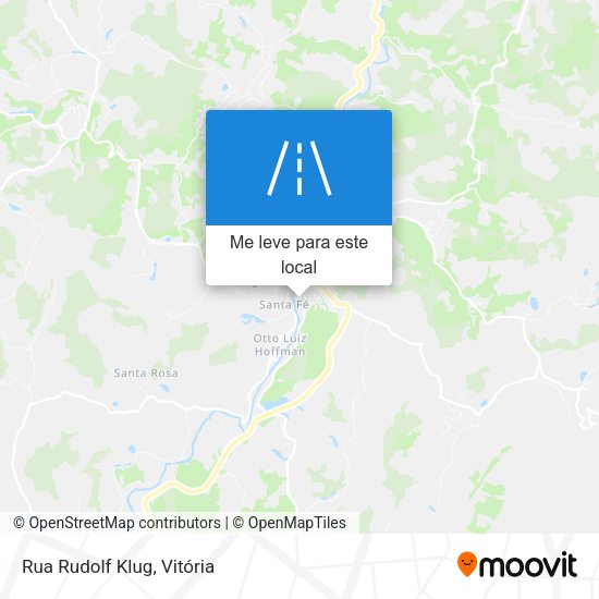 Rua Rudolf Klug mapa