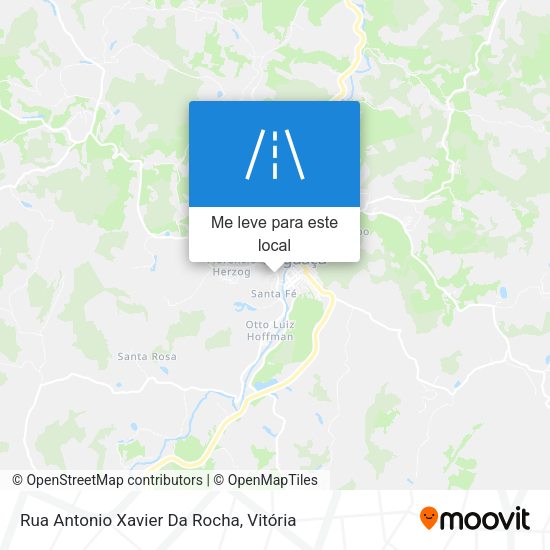Rua Antonio Xavier Da Rocha mapa