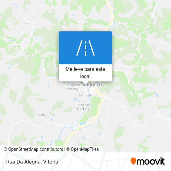 Rua Da Alegria mapa