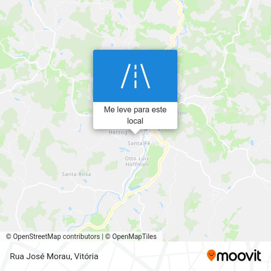 Rua José Morau mapa