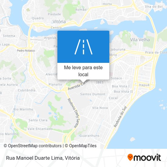 Rua Manoel Duarte Lima mapa