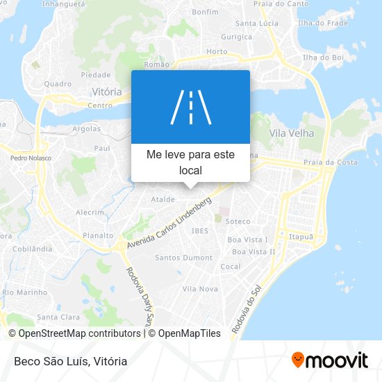 Beco São Luís mapa