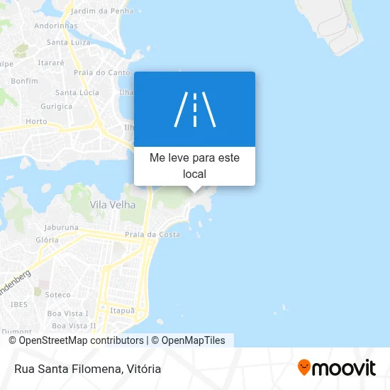 Rua Santa Filomena mapa